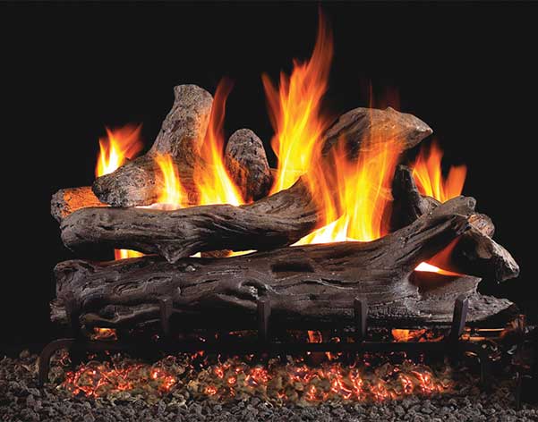 Gas Log Sets are beautiful with the flames and the logs that look real.